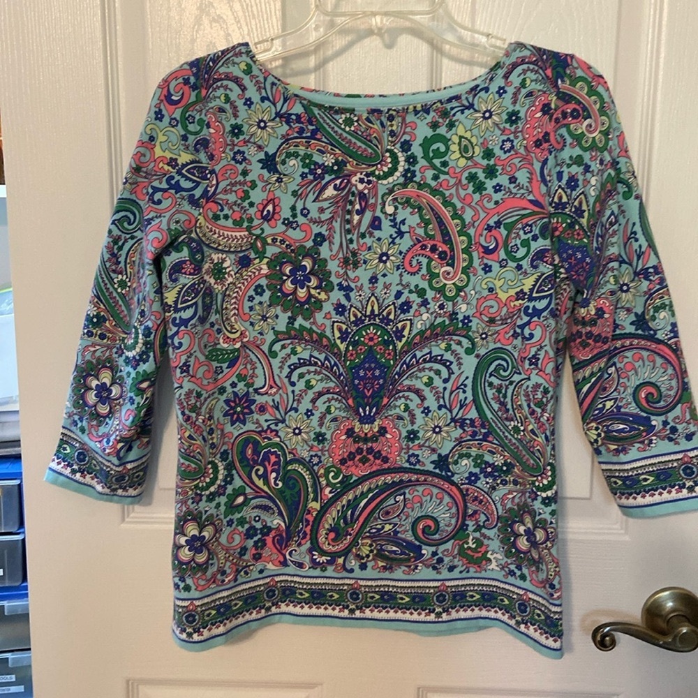 Colorful Talbots tee